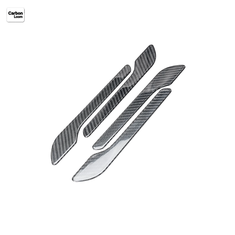 Real Carbon Fiber Door Handle Cover for Tesla Model 3/Y Y:2021-2025