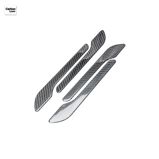 Real Carbon Fiber Door Handle Cover for Tesla Model 3/Y Y:2021-2025