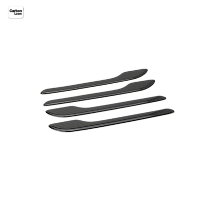 Real Carbon Fiber Door Handle Cover for Tesla Model 3/Y Y:2021-2025