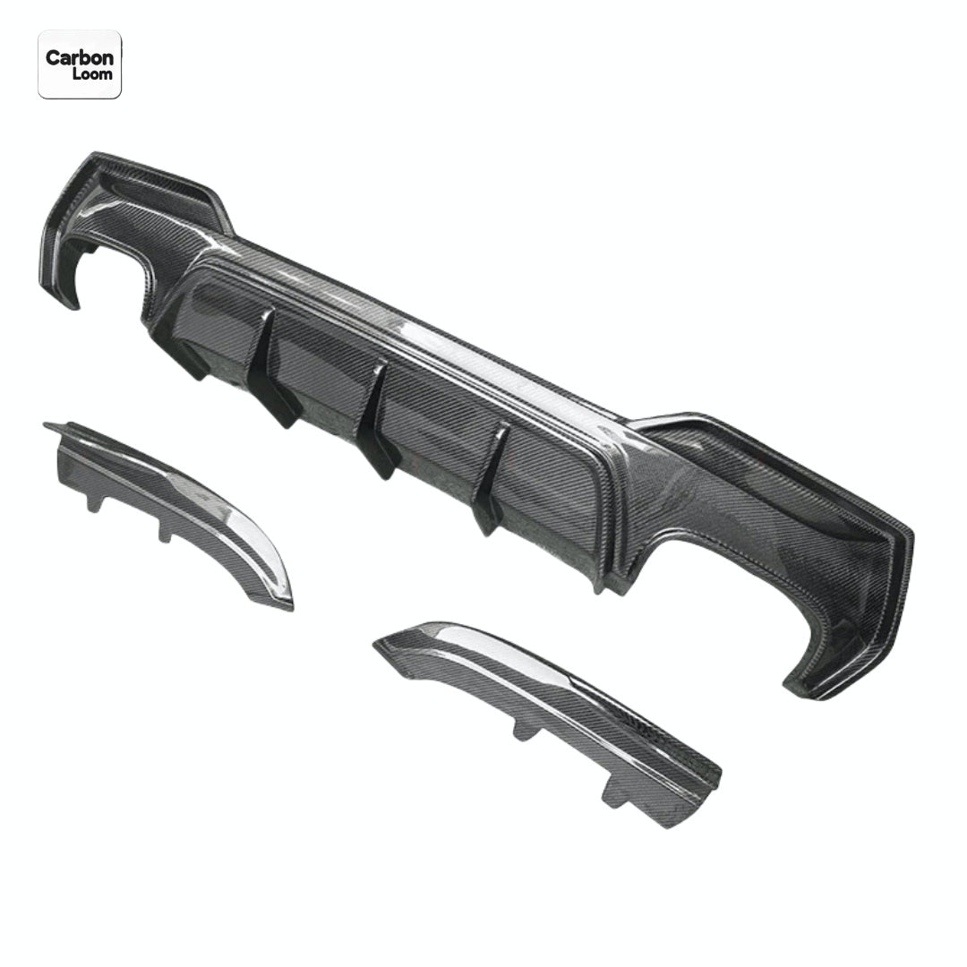 BMW 4 Series Coupe G22 Carbon Fiber Rear Diffuser Y:2020-2025