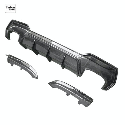 BMW 4 Series Coupe G22 Carbon Fiber Rear Diffuser Y:2020-2025
