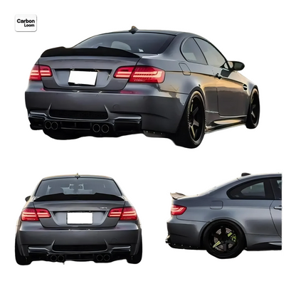 BMW 2 Doors Coupe E92 / M3 E92 Carbon Fiber Trunk Lip Y: 2007-2013