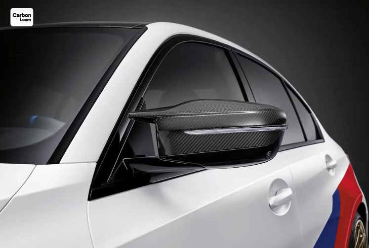 BMW 330i G20 Carbon Fiber Rearview Side Wing Mirror Cover Caps Y:2021-2025