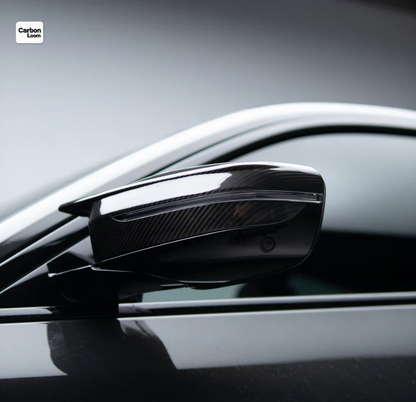 BMW M340i G20 Carbon Fiber Rearview Side Wing Mirror Cover Caps Y:2021-2025