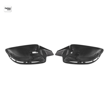 BMW M340i G20 Carbon Fiber Rearview Side Wing Mirror Cover Caps Y:2021-2025