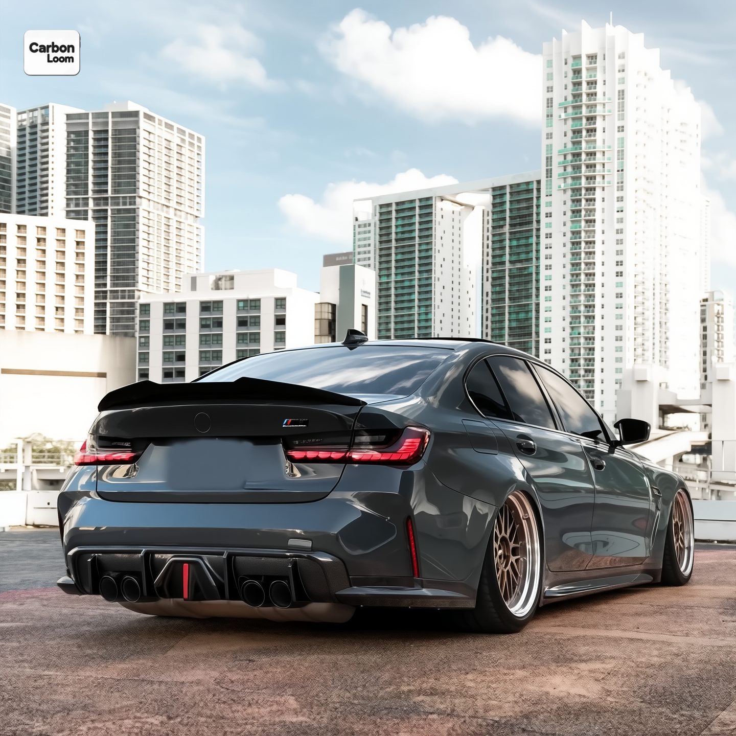 BMW 3 Series G20 Carbon Fiber Trunk Lip Y:2020-2025