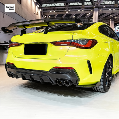 BMW 4 Series Coupe G22 Carbon Fiber Rear Diffuser Y:2020-2025