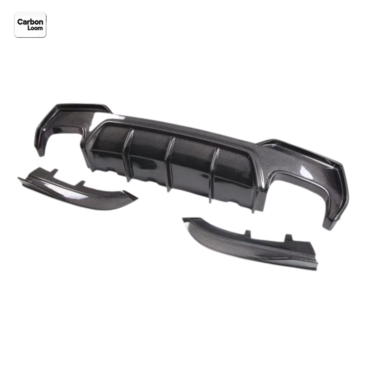 BMW 4 Series Coupe G22 Carbon Fiber Rear Diffuser Y:2020-2025