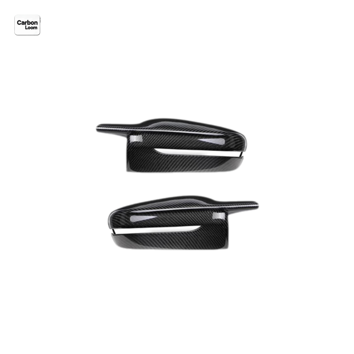 BMW 4 Series Coupe G22 Carbon Fiber Rearview Side Wing Mirror Cover Caps Y:2020-2025