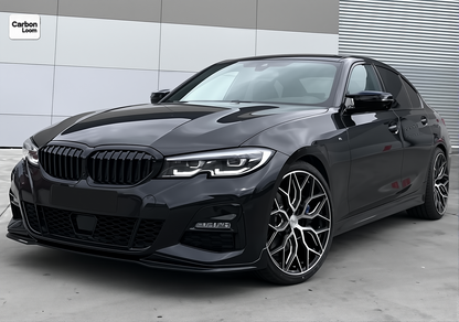 BMW 4 Series Coupe G22 Carbon Fiber Rearview Side Wing Mirror Cover Caps Y:2020-2025