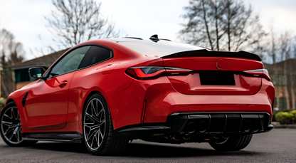 BMW 4 Series Coupe G22 Carbon Fiber Trunk Lip Y:2020-2025