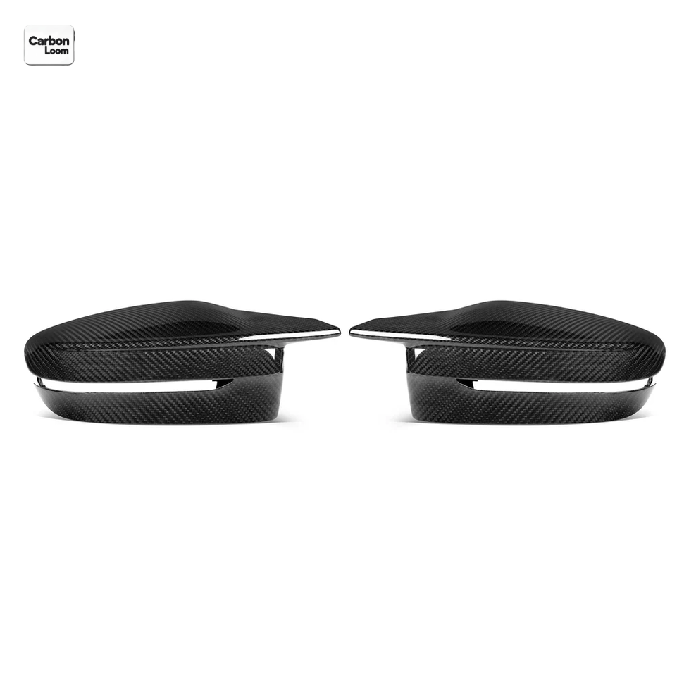 BMW 2 Series G42 Carbon Fiber Rearview Side Wing Mirror Cover Caps Y:2021-2025