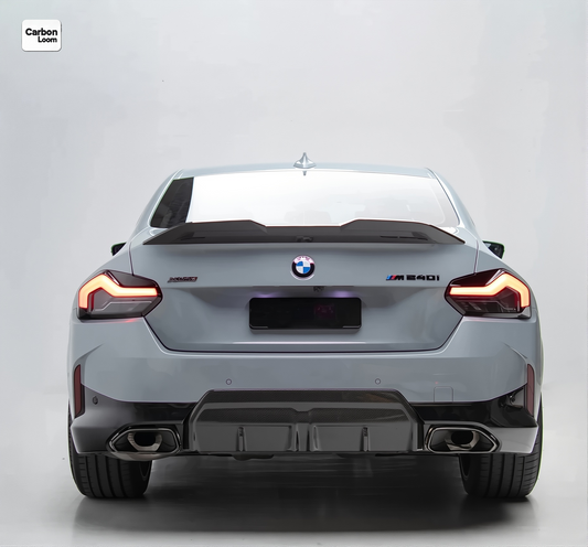 BMW 2 Series G42 M Performance Carbon Fiber Rear Diffuser Y:2021-2025
