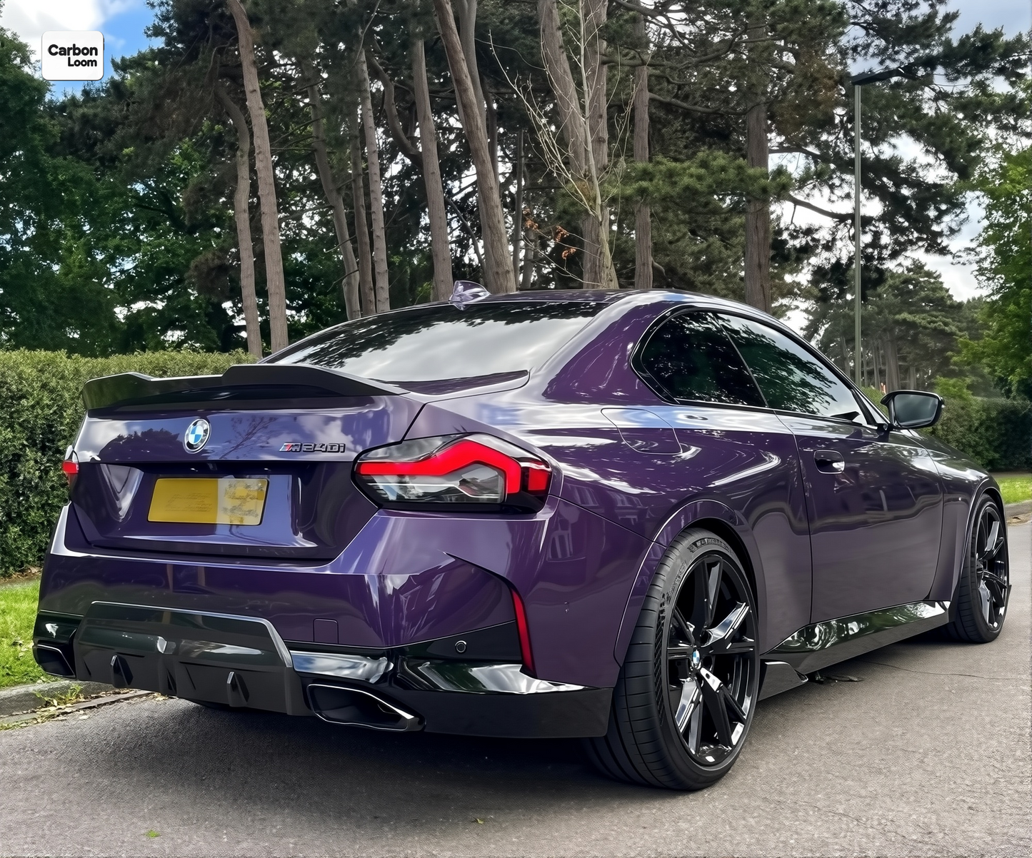 BMW 2 Series G42 M Performance Carbon Fiber Rear Diffuser Y:2021-2025