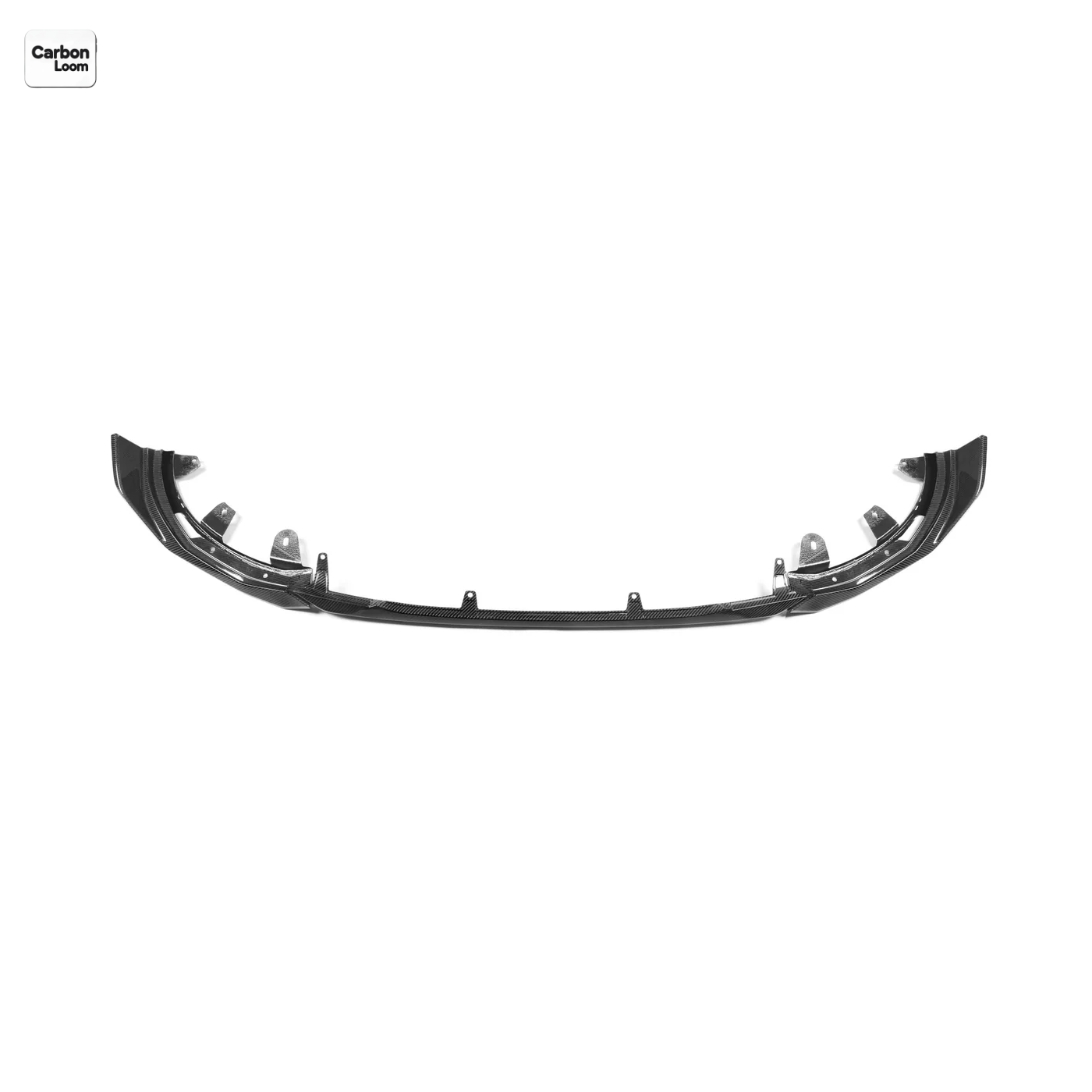 after market carbon fiber front lip for BMW 2 series G42, high angle view