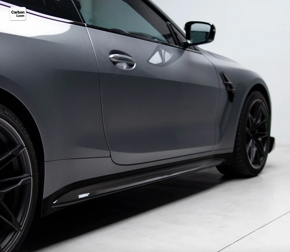 BMW M4 G82 Carbon Fiber Side Skirts Y: 2020-2025