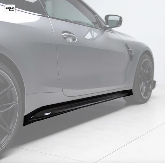 BMW M4 G82 Carbon Fiber Side Skirts Y: 2020-2025