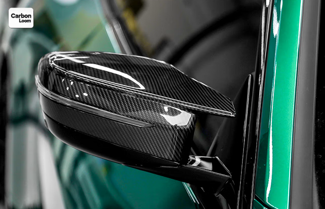 BMW M4 G82 Carbon Fiber Rearview Side Wing Mirror Cover Caps Y:2020-2025