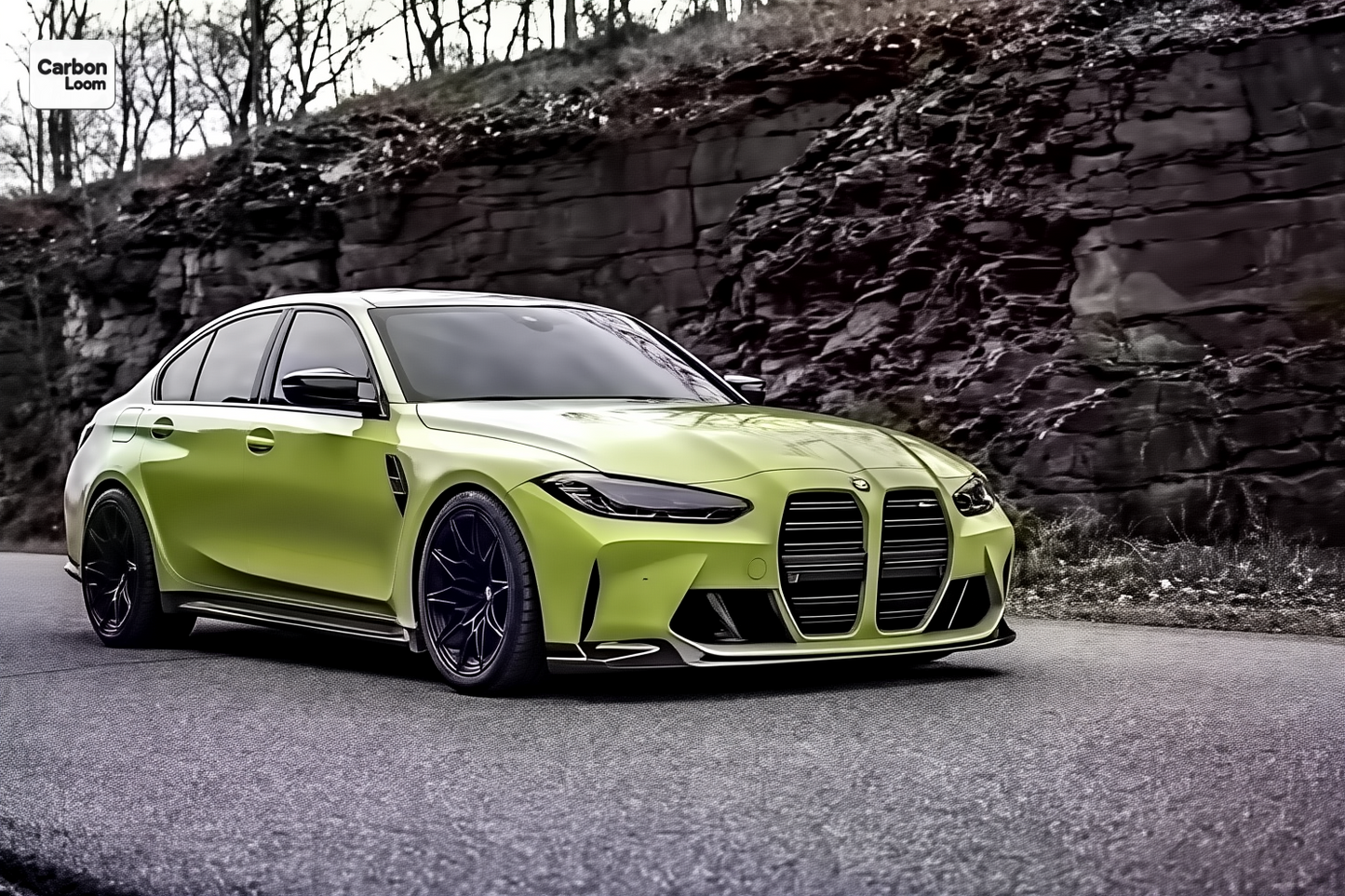 BMW M3 G80 Carbon Fiber Side Skirts Y:2020-2025