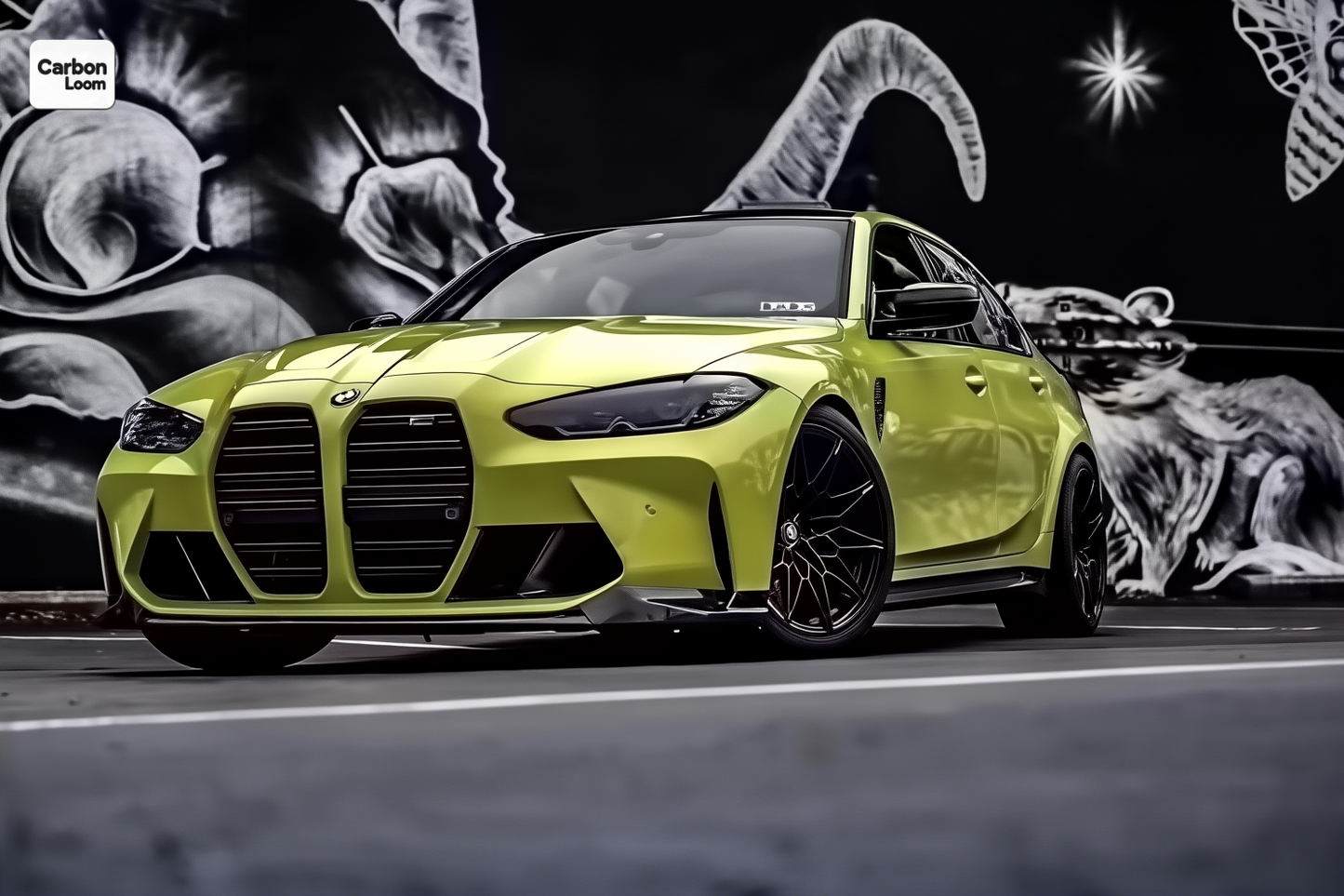 BMW M3 G80 Carbon Fiber Side Skirts Y:2020-2025