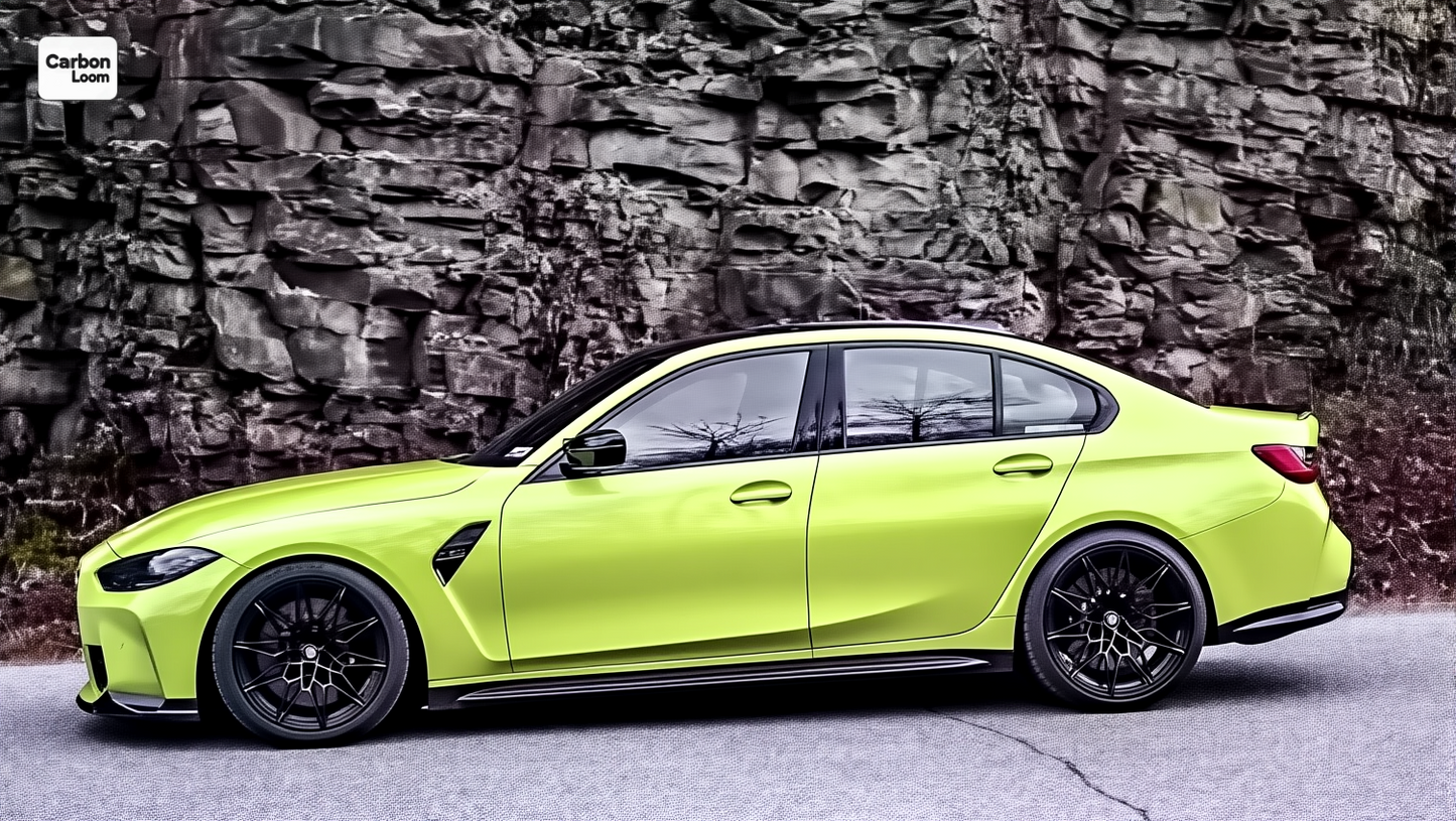 BMW M3 G80 Carbon Fiber Side Skirts Y:2020-2025