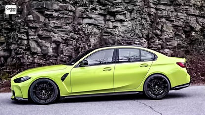 BMW M3 G80 Carbon Fiber Side Skirts Y:2020-2025