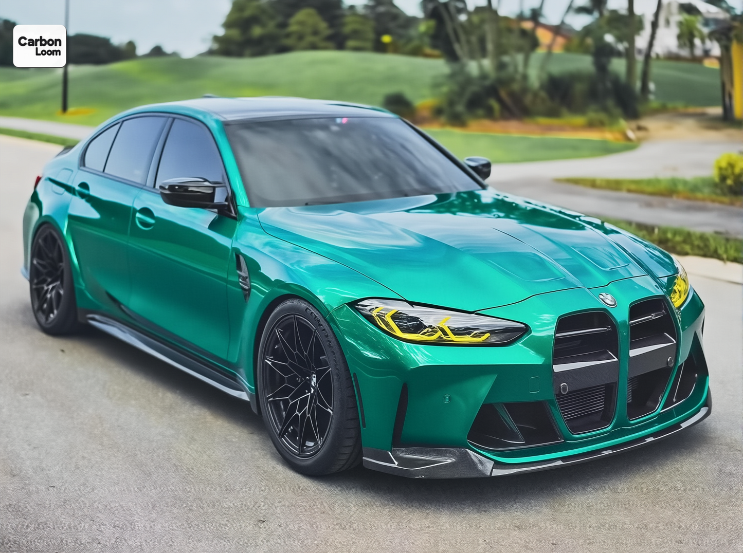 BMW M3 G80 Carbon Fiber Side Skirts Y:2020-2025