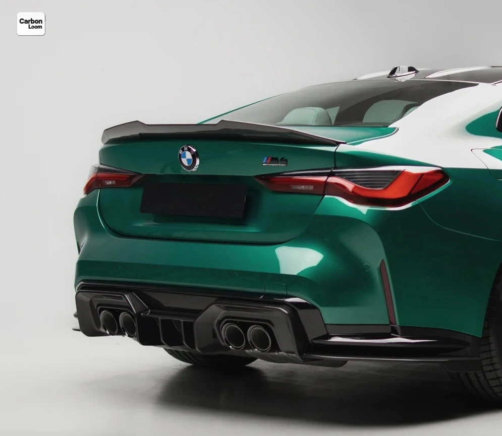 BMW 4 Series Coupe G22 Carbon Fiber Trunk Lip Y:2020-2025