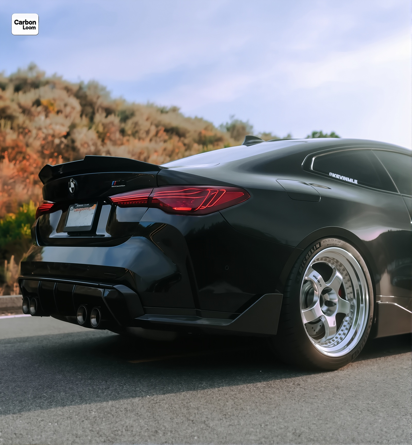 BMW M4 G82 Carbon Fiber Trunk Lip Y:2020-2025