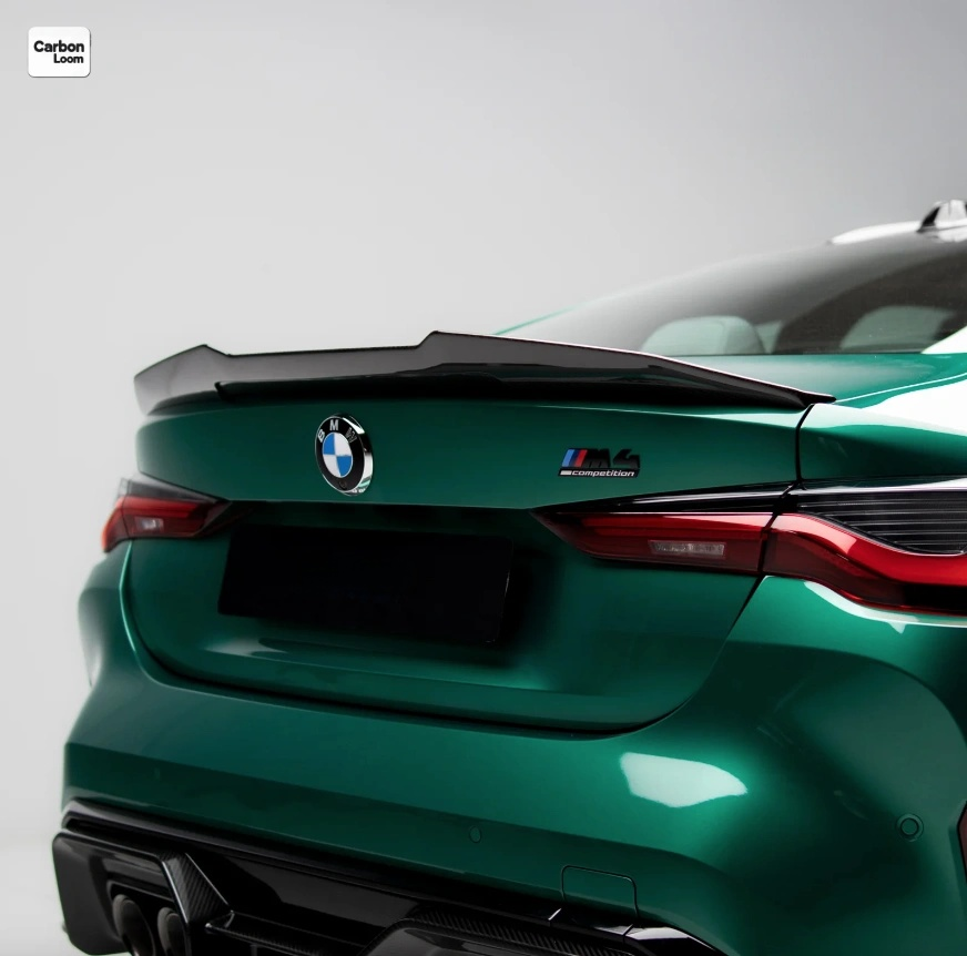 BMW 4 Series Coupe G22 Carbon Fiber Trunk Lip Y:2020-2025