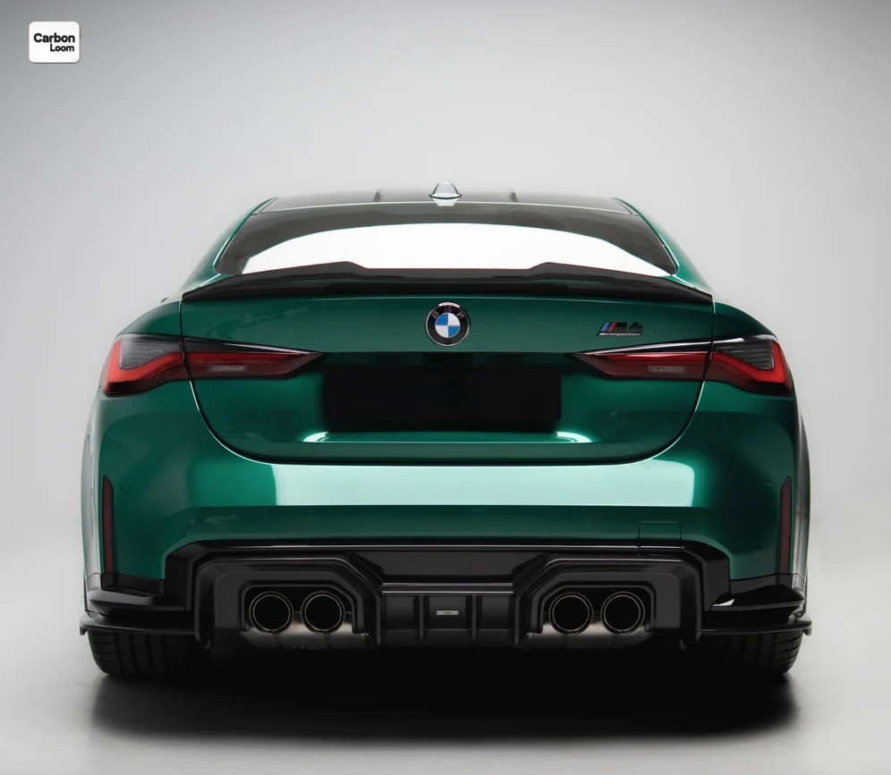 BMW 4 Series Coupe G22 Carbon Fiber Trunk Lip Y:2020-2025