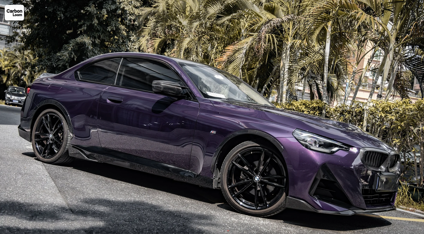 BMW 2 Series G42 M Performance Carbon Fiber Side Skirts Y:2021-2025