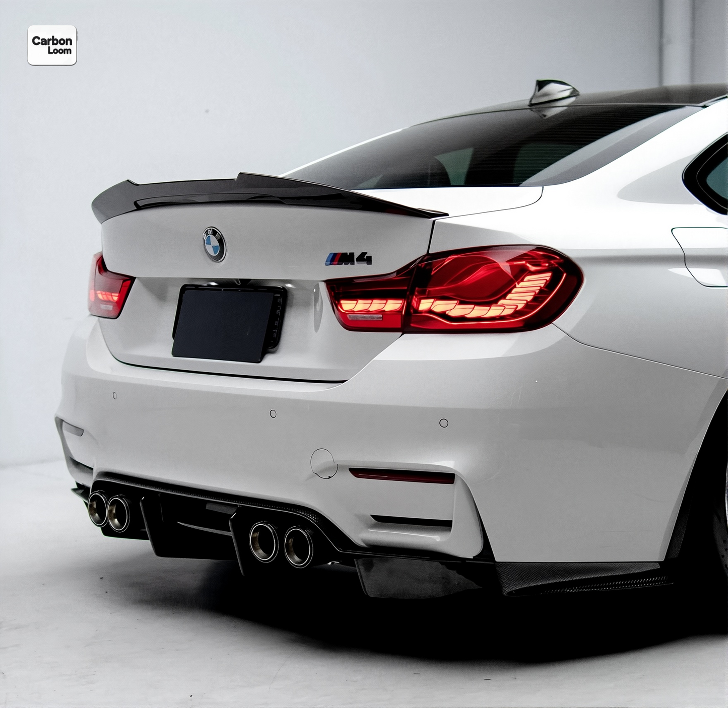 BMW M4 F82 Carbon Fiber Trunk Lip Y:2013-2019