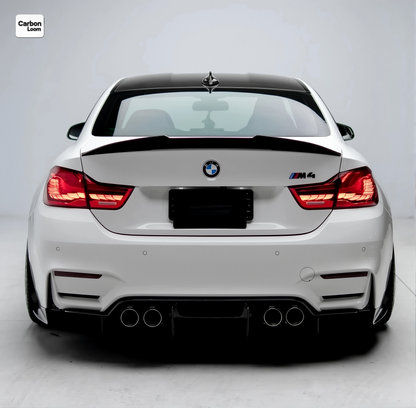 BMW M4 F82 Carbon Fiber Trunk Lip Y:2013-2019