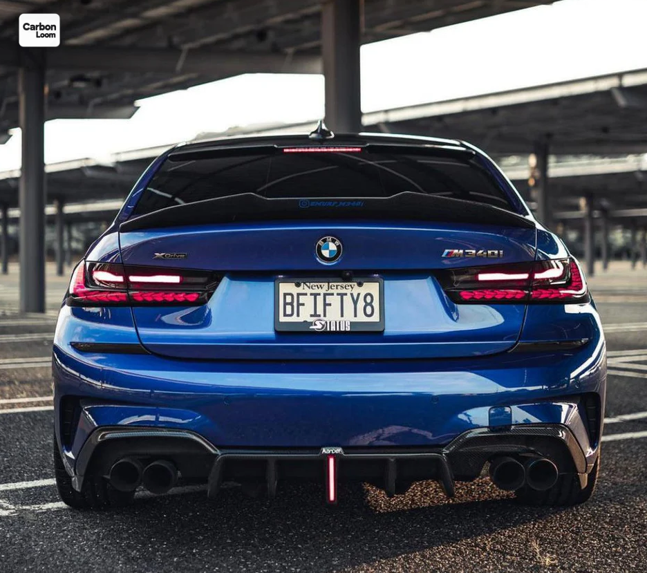 BMW 3 Series G20 Carbon Fiber Rear Diffuser Y:2019-2022