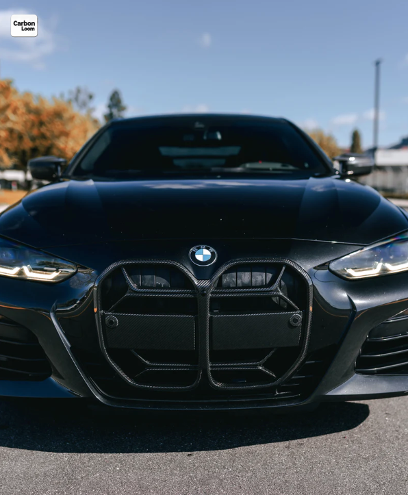 BMW 4 Series Coupe G22 Carbon Fiber Front Grille Y:2020-2025