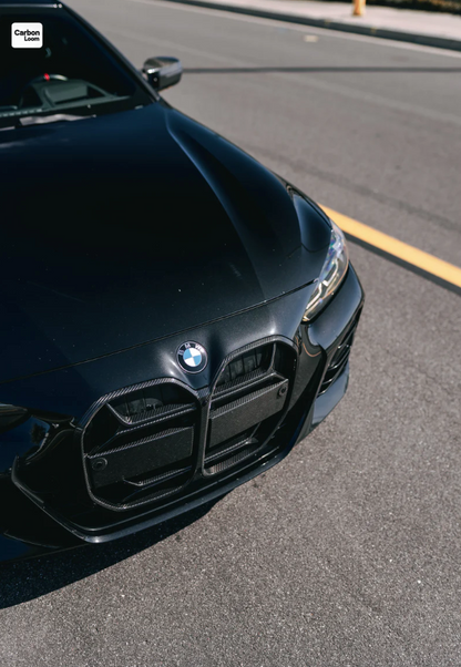 BMW 4 Series Coupe G22 Carbon Fiber Front Grille Y:2020-2025