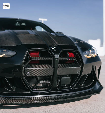 BMW 4 Series Coupe G22 Carbon Fiber Front Grille Y:2020-2025