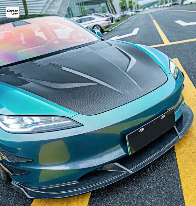 Tesla New Model 3 Carbon Fiber Front lip Y:2024-2025
