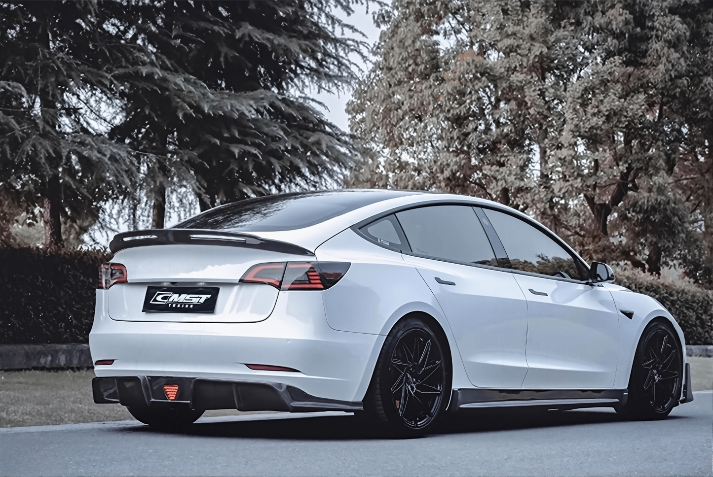 Tesla New Model 3 Carbon Fiber Side Skirts Y:2024-2025