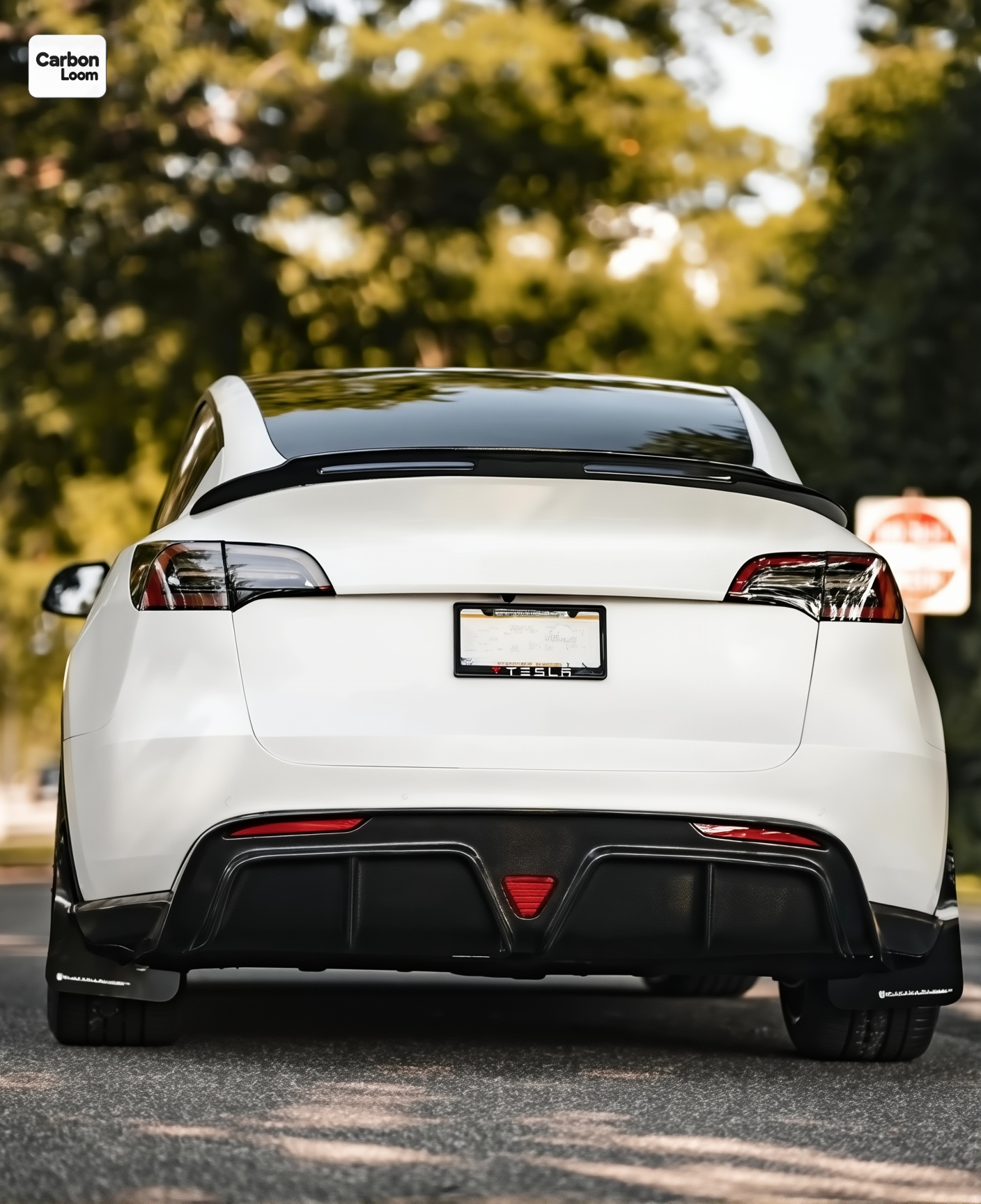 Tesla Model Y Carbon Fiber Rear Diffuser Y:2018-2024