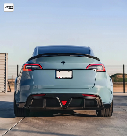 Tesla Model Y Carbon Fiber Rear Diffuser Y:2018-2024
