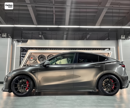 Tesla Model Y Carbon Fiber Side Skirts Y:2018-2024