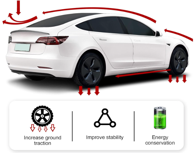 Tesla Model 3 Rear Carbon Fiber Spoiler Extension