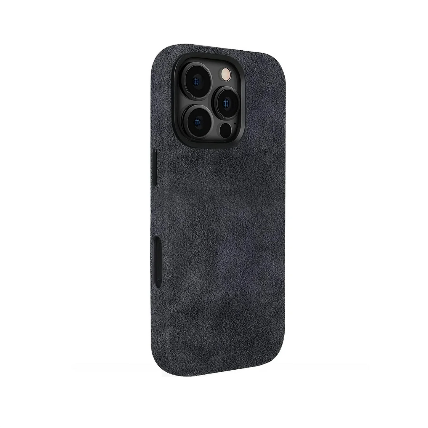 Grey Alcantara Case For iPhone 16 Pro Max