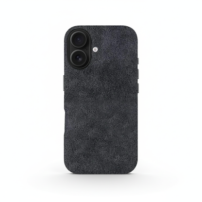 Grey Alcantara Case For iPhone 16 Pro Max